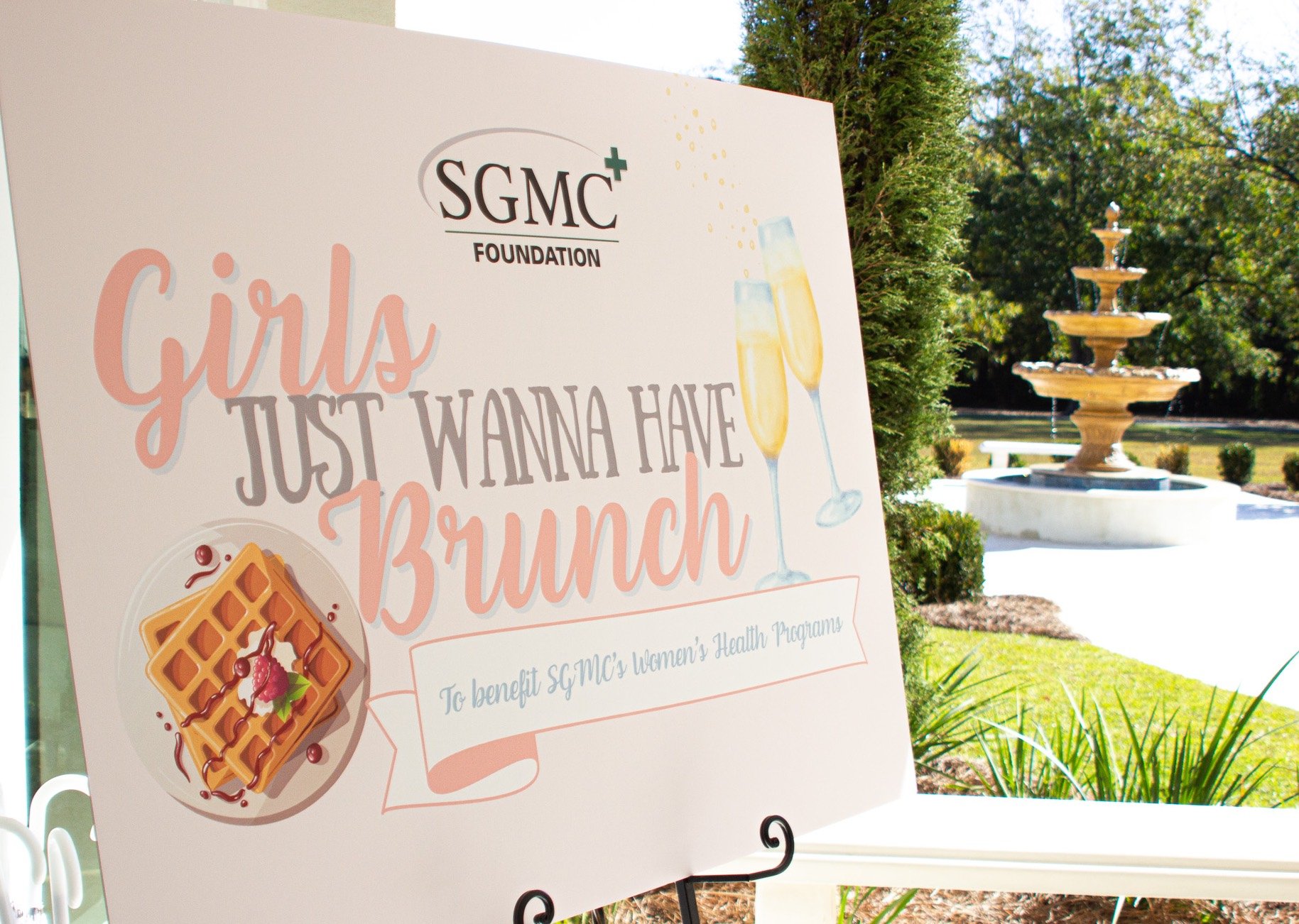 girls brunch sign