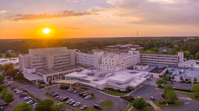 SGMC Main Campus Sunset Aerial-38