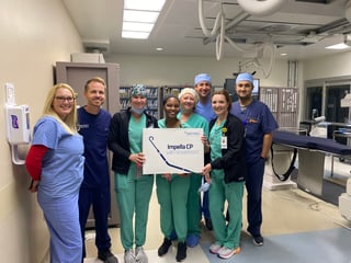 Cardiac team with medical device