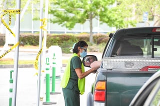 drive thru COVID testing