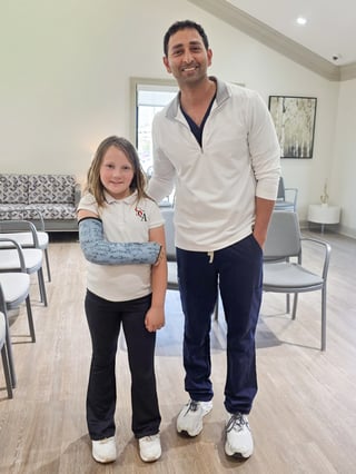 Dawood with patient