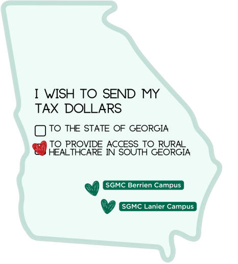 Georgia From GA Heart postcard