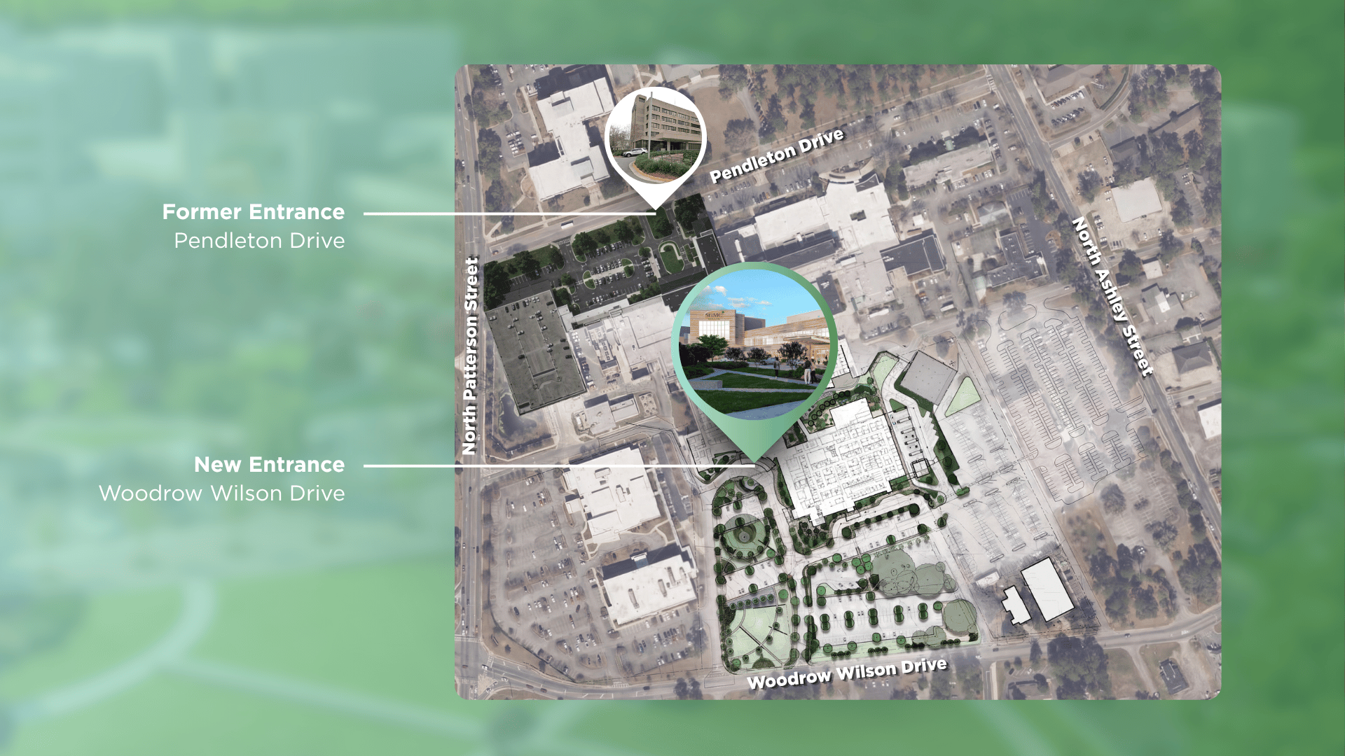 Main Entrance Relocation Map rev