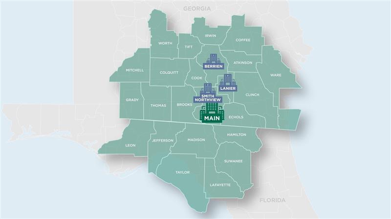 Regional Reach Serving 25+ Counties